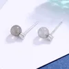 Boucles d'oreilles Design exagéré, ampoule en pierre de lune Simple pour femmes, Unique, Anti-allergie, bijoux de fête à la mode