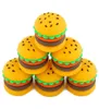 En yeni hamburger kap silikon kaplar sigara boru brülör jarları balmumu konsantresi 5ml mini kutu, bitki için küçük kavanoz tutulur nonn2972259