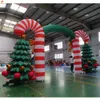 Free Ship Outdoor Activities 10mW (33ft) with blower Inflatable Christmas Tree Arch for Outdoor Xmas Advertising