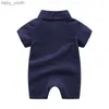 INS high-end merk babykleding geruite boog romper bodysuit outfit katoen pasgeboren zomer korte mouw romper kinderen designer baby jumpsuits