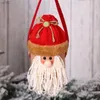 Christmas Decorations Candy Bag Santa Claus Snowman Elk Gift Treat Bags Portable Snack Handbag Baskets For Party Decoration Supplies -