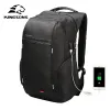 Рюкзак Kingsons Brand Внешний USB -зарядный пакет с компьютером Antitheft Notebbook рюкзак 15/17 дюйм водонепроницаемый рюкзак для ноутбука для мужчин женщин