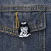 Mia Wallace Emamel Drop Oil High End Punk Cowboy Brosch Movie Character Tomie Girl Badge