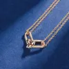 Colar de joias de grifeLuxury Fashion U-Chain Colar Brinco Conjunto de alta qualidade feminino pingente de diamante para meninas Dia dos Namorados Fábrica de presentes de joias