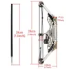 Bow Arrow Mini Compound Bow 20-25m النطاق اليسرى/ اليمنى العام المبتدئ في الهواء الطلق الممارسات الرماية لعبة الرماية الوالدين والطفل التفاعل yq240301