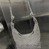 Borse a tracolla Borse in argento con perline di alta qualità per le donne Moda Trendy Borsa portatile Borsa perline Borsa a spalla s bolsos para mujer T240301