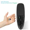Télécommandes Mini Gyroscope sans fil Smart 2.4G Air Mouse Commande vocale Récepteur USB Détection IR Apprentissage pour Android TV Box X96 MAX