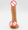 Newest Flesh Big Realistic Dildo Waterproof Flexible penis with textured shaft and strong suction cup Sex toy for women5288619