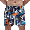 Shorts pour hommes Swim Trunks Board coloré colorant colorant élastique athlétique court courir les hommes petites combinaisons