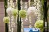 24 STKS Kunstmatige Wijnstokken Opknoping Wisteria Wijngaard bloem wijnstok decoratie voor Bruiloft Centerpieces Wisteria Garland Home Ornament ZZ