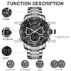 NY LA GM NAVIFORCE FASION MENS WATCHES ORIGINAL QUARTZ DIGITAL ANALOG ANALOG SPORT WRIST WATTE MENの防水ステンレススチール時計240227 dBG MLB