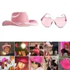 Boinas de moda lantejoulas sesign cowboy chapéu de homem homens chapéus rosa fedoras