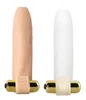 Penis Toys Cock Pierścień męski wibrator dildo powiększanie wielokrotnego użytku Penis Pierścienie Penis Rękaw Sex Toys for Man J17397631379