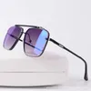 2024 gafas de sol cuadradas retro para mujer Tita Metal Square Mach Six gafas de sol para hombre moda para mujer gafas de conducción de tiro callejero