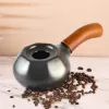 Tools Ceramic Coffee Roaster Pot Baking Stove Tools Home Cafe with PU Handle DIY