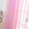 寝室の窓のためのカーテンドレープチュールスクリーニングカーテンシアースターボイルブラインド