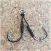 Fishing Hooks Iron Plate Hook Villain Tie Line Strong Horse Fishing Boat Road Asian Sea Belt Fish Drop Delivery Sports Outdoors Fishin Dhq0J