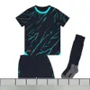 23/24 Haaland Man Soccer Jerseys Bruyne Gesus Sterling Sublituer Shird de Grealish Foden Bernardo Mahrez Maillot Foot Sets for Men Kids Kits