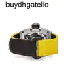 RicharsMill Watch Top Clone Swiss Mechanical Movement Mens Watch 030 Titanium Alloy Band Yellow Band