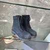 Bottes de luxe Vintage à talons hauts, Chaussures à fermeture éclair latérale pour femmes, bout rond, Patchwork, Botines Para Mujeres, Chaussures à lacets