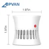 CPVAN Smoke Detector 85db Sound Independent Fire Alarm Home Security System Smokehouse Security Protection Smoke Alarm Sensor 240219