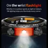 Other Watches New Outdoor Sports Intelligent Mens Compass LED Flashlight 450mAh Marge Battery 1.46 AMOLED Bluetooth Call Waterproof Q240301