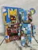 Beroemd schilderij bearbrick400% Gewelddadige beer bouwstenen Beer Van Gogh Star trendpop decoratie