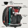 Sets 110v/220v 450w Household Electric Steam Drip Coffee Maker Automatic Dual Cup Coffee Hine Dualuse American Coffee Tea Hine