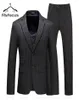 Men039s Anzüge Blazer Rsfocus Dunkelgrau Formal Für Männer Drei Stück Ropa Hombre Kostüm Mariage Homme Gestreiften Hochzeitskleid Pr1565907