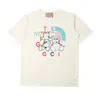 Magliette da uomo graffiti orso maglietta torace designer designer a maniche corte lettere modalità abbigliamento sportivo amanti estate maglietta