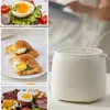 Smart Egg Cooker 300W Elettrico Cuociuova Macchina per la colazione Crema pasticcera all'uovo Fornello a vapore Spegnimento automatico Utensili da cucina per frittata generica 240219