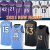 Pas cher Nouveau Vince 15 Carter Basketball Jersey Pascal 43 Siakam Hommes Kyle 7 Lowry Mesh Rétro Tracy 1 McGrady Jeunes Enfants Marcus 21 Camby Brown