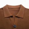 Suéteres para hombre, cárdigan de punto de primavera, suéter y solapa, chaqueta de negocios de ocio de otoño, abrigo