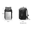 Backpack Travel Men 17inch Laptop Business Multifunctional Waterproof Vacuum Compression Large Capacity