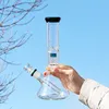 REANICE Beaker Water Bong 14,5 mm Bongs en verre de glace faits à la main Moyen 11 pouces Pipes Welldown Narguilé