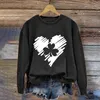 Dameshoodies Modieus Ronde Hals Casual Liefde Leuke Top Meisjes Softbal Opwarmjassen Fitness Hoodie Dames