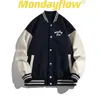 Mondayflow Golf Jacken Herbst Jacke Winter Männer Oversize Baseball Uniform Sport Heizung Techwear Patchwork 240228