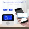 Controle tuya wifi sensor de temperatura com sonda externa tela lcd monitor remoto alarme termômetro interno higrômetro vida inteligente app