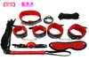 Utinta Leptura Sex Bondage Kit 7 pièces jeux pour adultes ensemble main pied fouet corde bandeau pour les couples jouets érotiques produits sexuels D181031076138672