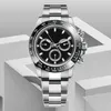 Relógio de diamante luxo de alta qualidade relógios de designer movimento mecânico 40mm 904l aço inoxidável fecho deslizante pulso para homens relojes impermeável preto montre aaa
