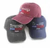 10 färger Trump Hats 2024 Biden Summer Net Peak Cap USA Presidentval Baseball Caps Washed Cotton Sun Hat DB652