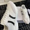 Coppie europee e americane per il tempo libero all'aperto Designer Nuovo stile Logo Modello Stampa Scarpe casual in pelle Moda High Street Coppia treno Sneaker Scarpe Taglia 35-45