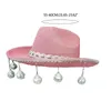 Berretti Bandana Cowgirl Weatern Cappello da cowboy Occhiali da sole in plastica per costumi da festa da donna Set da 3 pezzi