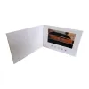 Player Creatives Invitation 7'LCD Video Mailer White Card IPS Folder Book for Advertising Greeting Cards MP4 Player