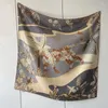 Foulards Soie Tête Hijab Pour Enveloppement De Cheveux Grand Carré 90 Écharpe Foulard Châle 2024 Femmes Mode Foulard Cadeaux