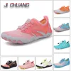 Pink Water Shoe Sneakers Barefoot Outdoor Beach Sandals Upstream Aqua Shoes QuickDry River Sea Diving Swimming Size 42 240223