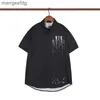 T-shirts pour hommes Hommes Designer Blouses Banquet Chemises Mode Lettre Imprimer Slik Chemise Plus Taille Robe Chemises À Manches Courtes 240301