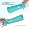 Matning Portable Dog Travel Water Bottle Foldbar LEAK PROOF PET Vattenflaskor Dispenser för valp Small Medium stora hundtillbehör