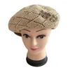 Vêtements ethniques Casquettes de béret musulmanes gratuites pour femmes Crochet Chapeau tricoté Turquie Islamique Kippa Hijab Turban juif Laine Coton Mode d'hiver