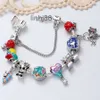 Charm Bracelets 2022 New Bracelet Hot Air Balloon Pendant Heart Enamel Rabbit European Beads Murano Glass Bangle Fits Necklace19M1